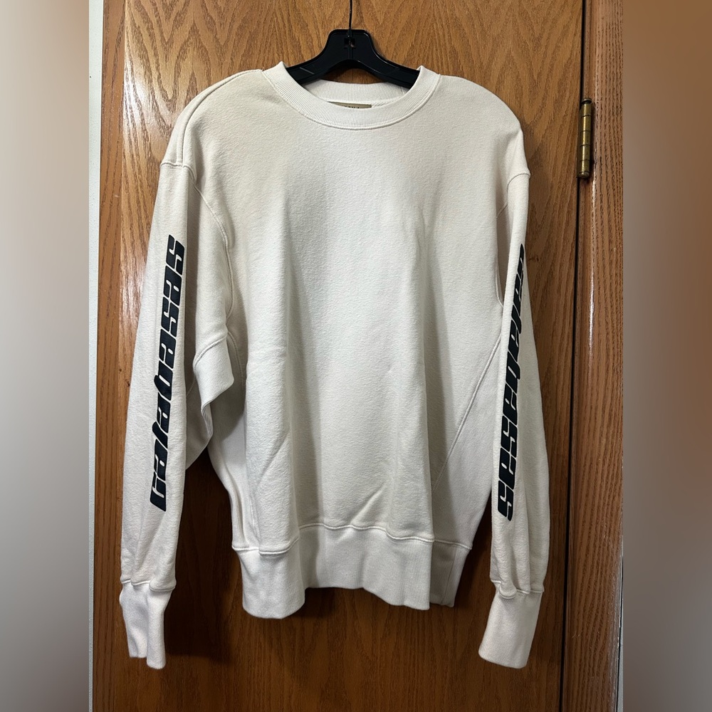 Yeezy Season 4 Calabases Crewneck Sweatshirt - Birch (XS)